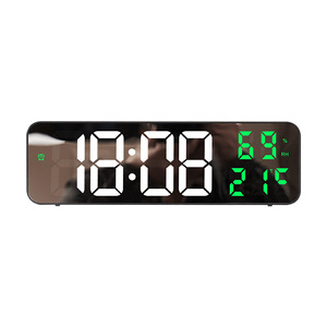 Adjustable Brightness <strong>LED</strong> Digital Alarm <strong>Clock</strong> <strong>Large</strong> Screen Display Factory Price Week Calendar Table <strong>Clock</strong> Living Room Outdoor - Product Image 2