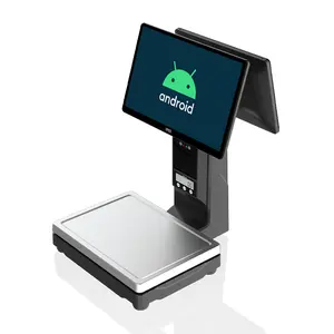 Système de point de vente android logiciel et matériel pos avec balance système de caisse pos machine avec imprimante et paiement