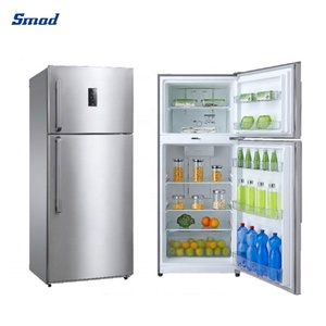 Réfrigérateur congélateur supérieur à double porte avec poignée de préhension sans givre <span class=keywords><strong>400L</strong></span> - Product Image 4