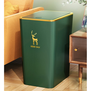 JOYBOS Creative New Rectangular Trash Can Kitchen Bathroom Toilet Trash Can Living Room With Lid Waste Bin Nordic Garbage Bin