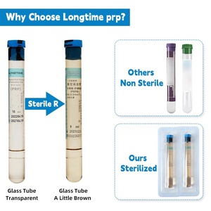 หลอด PRP สำหรับเก็บเลือดเพื่อทำพลาสมาที่อุดมด้วยเกล็ดเลือด พร้อมเจลโซเดียมซิเตรต 10 มล. จากโรงงานผู้ผลิตโดยตรง (OEM) - Product Image 3