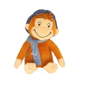 En stock lindo suave Kawaii curioso <span class=keywords><strong>George</strong></span> mono peluche PP algodón relleno Animal compañero lavado Technics - Product Image 5