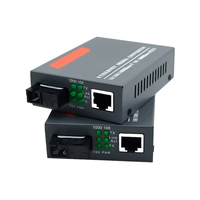 Convertisseur de média optique HTB-GS-03 AB 10/100/1000M monomode avec port SC, transceiver Ethernet 1,25 Gbit/s, 3 km, RJ45, fibre optique