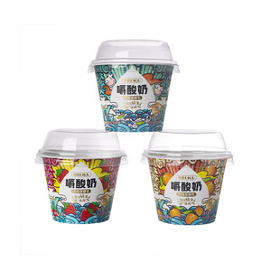 Chất lượng cao độ bám dính tốt trong khuôn nhãn container PP cốc sữa chua IML - Product Image 4