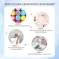 Boule de bombe de bain de marque privée bombes de bain colorées personnalisées coffret cadeau fournitures bombe de bain organique à bulles de fleurs végétaliennes