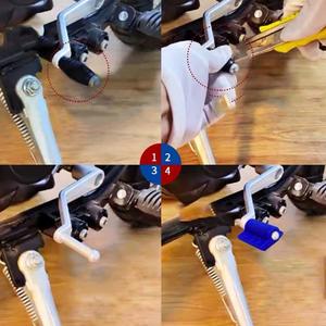 ปลอกหุ้มคันเกียร์ยางกันลื่นแบบสากล ปลอกป้องกันด้านบนสำหรับรถจักรยานยนต์ออฟโรดและยานพาหนะ อุปกรณ์ยานยนต์ - Product Image 3