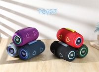 TG657 Altavoz inalámbrico BT V5.3 1500mAh Escritorio BT Soporte Tarjeta TF Altavoz inalámbrico portátil para exteriores