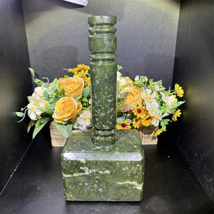 งานแกะสลักหินหยกเขียวธรรมชาติใหม่ล่าสุด หินบำบัด<span class=keywords><strong>รูป</strong></span>สัตว์ หยกซิ่วหยาน <span class=keywords><strong>รูป</strong></span>เสือ สำหรับเป็นของขวัญ - Product Image 2