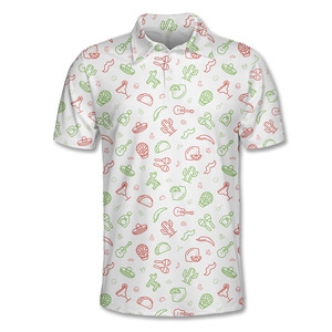 Camisa Polo de Golf de Diseño Personalizado, Estilo Urbano, Bordada, de Gran Tamaño, 90% Poliéster, 10% Elastano, de Alta Calidad para Hombre - Product Image 6