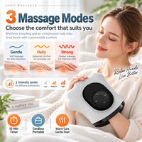 Masseur de main à compression d'air, masseur de doigts et de jointures, appareil de massage de la paume pour la relaxation musculaire et le soulagement de la douleur