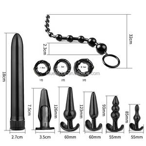 10 pièces ensembles de jouets <span class=keywords><strong>érotiques</strong></span> en gros Kit de prise anale Prostate stimuler les perles de fesses anneau de pénis bâton de Massage vaginal ensembles de jouets sexuels - Product Image 4