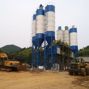 من السهل إعداد 90CBM محطة خلط الخرسانة 90m 3/h خط إنتاج آلة صنع بلوك الخرسانة - Product Image 6