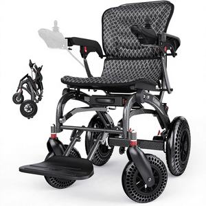 Silla de Ruedas Eléctrica Easwe para Adultos Mayores - 15 Millas de Autonomía, Ligera, Plegable, Batería de Litio de 12AH, Motores de 500W, Apta para Avión - Product Image 1