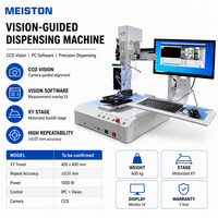 Robot de distribution à vision haute précision avec caméra CCD, logiciel de mesure et machine à plateau XY pour l'assemblage de modules LED