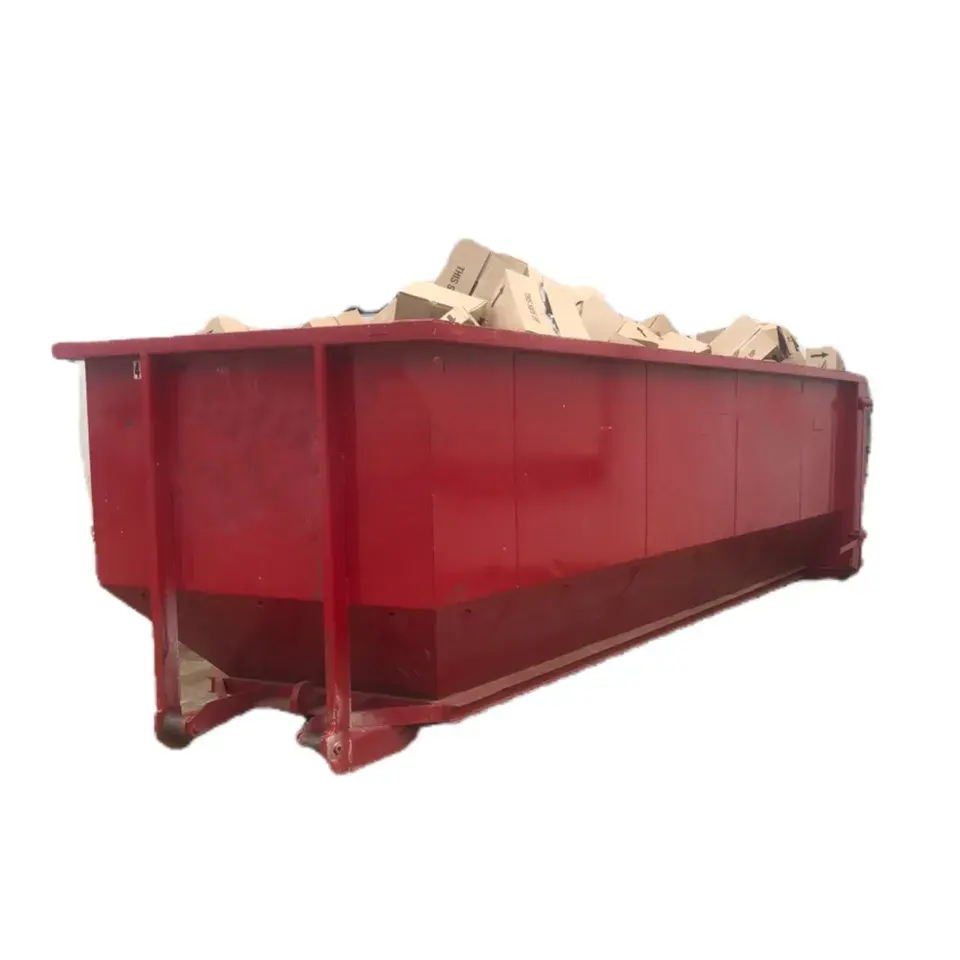 Phun sơn dumpster trong chất lượng tốt kim loại container cho chất thải rắn