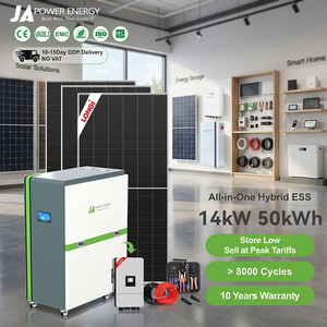 14kW ไฮบริด Japower 50kWh ระบบจัดเก็บพลังงานแสงอาทิตย์แบบครบวงจรพร้อมอินเวอร์เตอร์ deye สำหรับชาร์จ EV <span class=keywords><strong>ร้าน</strong></span>ค้าปลีกในบ้าน - Product Image 1