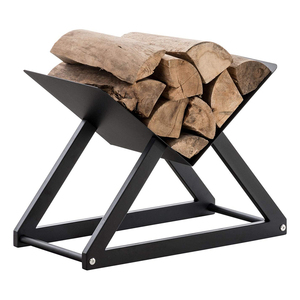 Moderno interno esterno legno da ardere Rack metallo legno di stoccaggio e Log titolare <span class=keywords><strong>per</strong></span> la costruzione di ferro Firepit - Product Image 1
