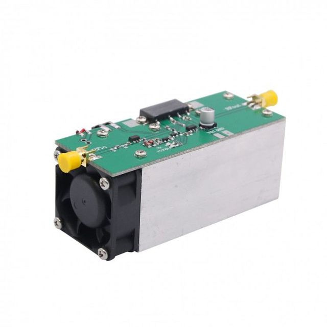 13W 433MHz Linear RF Power Amplifier 335-480MHz with Heatsink 433MHz Radio Frequency Amplifier and Comparator