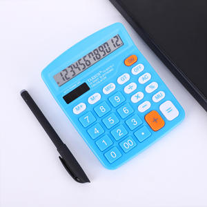 Calculatrice de bureau Taksun à 12 chiffres Ts-8837B-C, double alimentation, usage financier, couleur magenta, cadeau d'affaires - Product Image 4