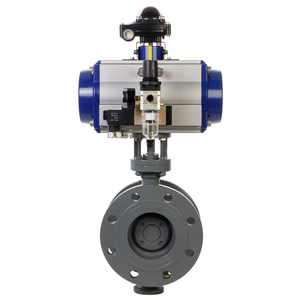 Válvula Neumática de Doble Acción Pn20 de Hierro Fundido con Brida EPDM (Electro Opcional de 4~20 mA) - Product Image 4