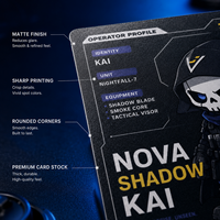 Cartes à collectionner d'anime personnalisées, cartes de collection de qualité supérieure avec finition mate, impression nette et coins arrondis