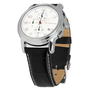 Orologio da uomo Truper con cinturino in pelle accessorio resistente ed elegante - Product Image 1