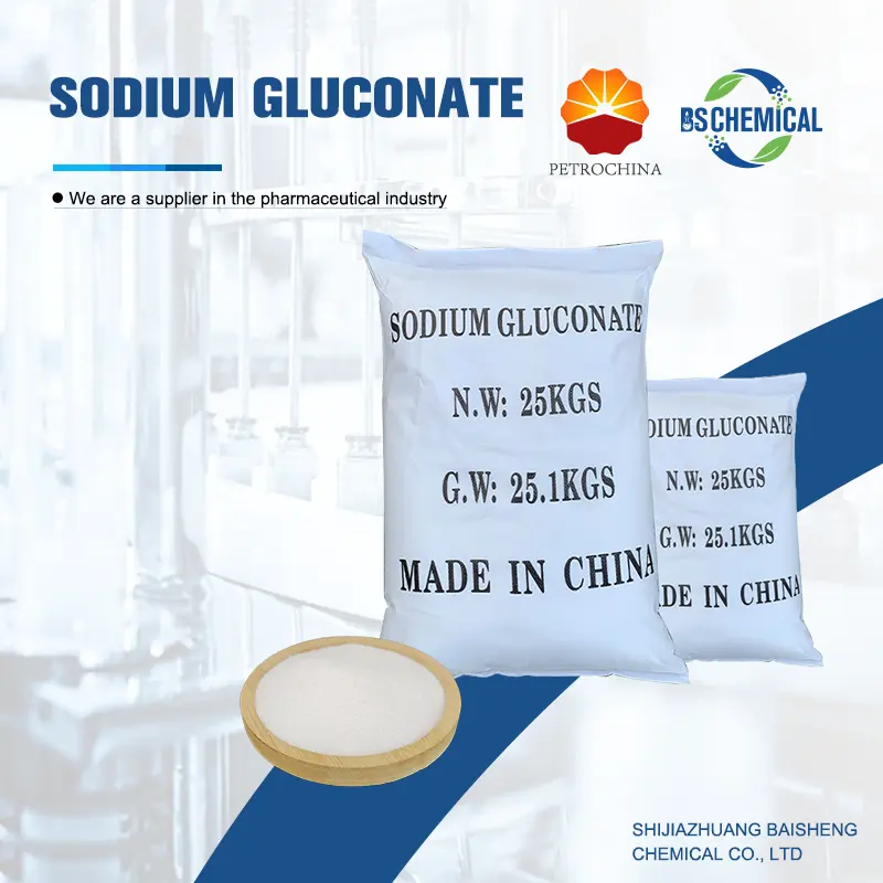 Convient aux additifs alimentaires Gluconate de sodium en poudre de qualité technique de qualité alimentaire
