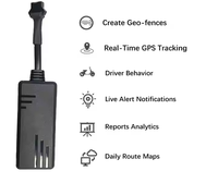 Traqueur GPS Filaire 4G J16 SA avec Fonction Anti-Interférence et Alarme de Panne de Courant pour Voiture, Moto, Vélo