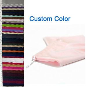 Bolsa de Terciopelo Suave Rosa Bebé para Guardar Zapatos, con Cordón y Logotipo Personalizado - Product Image 4