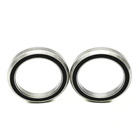 Bantalan Bola Alur Dalam Satu Baris Kecepatan Tinggi MH-P03 30.15 X 41 X 6.5mm 45/45 Derajat Tertutup Headset Sepeda Krom Restoran
