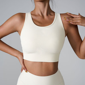 Chất Lượng Cao Rắn Phụ Nữ Đào Tạo Tank Top Gân Phụ Nữ Mặc Tập Thể Dục Tank Top Không Tay Hollow out Áo Ngực Thể Thao Cho Phụ Nữ - Product Image 3