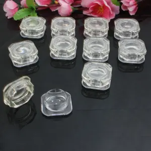 高品质透明塑料隐形眼镜盒旅行镜头Lens显示收纳盒配件