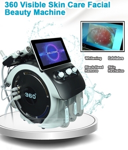 Appareil portable de microdermabrasion au diamant H2O, nouvelle technologie, nettoyage en profondeur à bulles d'oxygène, machine sur pied en plastique ABS, pour le <span class=keywords><strong>visage</strong></span> (AU/US) - Product Image 2