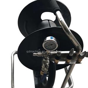 Carrete de manguera de lavado a presión de construcción de acero con marco fuerte al por mayor 5000 PSI con capacidad de 60m nuevas piezas de equipo de <span class=keywords><strong>limpieza</strong></span> - Product Image 4