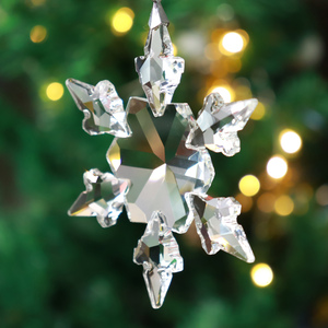 New Design Christmas Gift Personalized Crystal Snowflake <b>Ornament</b> for Holiday Decoration - Product Image 4