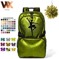 Sac à dos de cheerleading personnalisable en polyester imprimé imperméable, sac à dos décontracté pour étudiants, sac à dos de sport, différentes couleurs pour filles et femmes