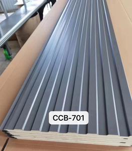 Panel Sándwich de Alta Calidad, Panel Decorativo para Exteriores, Aislamiento Térmico, Revestimiento de Pared de Chapa de Acero Recubierta de <span class=keywords><strong>Aluminio</strong></span> y Zinc - Product Image 3