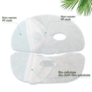 Masque facial en feuille sèche en biocellulose organique végétalienne à base de fibres de noix de coco, OEM, nettoyant, rafraîchissant, deux parties, biocellulose, pack familial jumbo - Product Image 4
