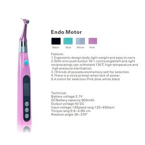 Moteur Endo dentaire sans fil avec Led 16:1 contre-angle Machine de traitement de canal radiculaire dentaire moteur équipement de laboratoire dentaire endodontique - Product Image 2