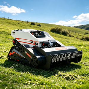 Tondeuse robot chenillée télécommandée à essence <span class=keywords><strong>4</strong></span> temps 1000 mm pour pentes et terrains agricoles, usage intensif - Product Image 1