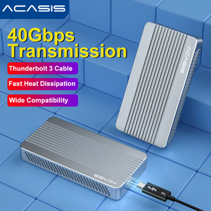 Enclosure Acasis USB4 40Gbps M2 NVMe Compatibile con USB 4.0 <span class=keywords><strong>3.2</strong></span> 3.1 3.0 in Alluminio, Confezione alla Moda, 8TB - Product Image 3