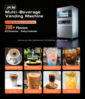 Kiosco Expendedor de Bebidas JK89, Resistente a la Intemperie, para Café Frío, Refrescos y Jugos, con Tecnología IoT Inteligente para Escuelas y Parques