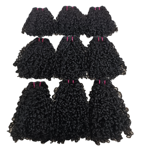 Peluca de Cabello Remy Brasileño Doble Trama Duper, Paquetes de Cabello Rizado Natural con Alineación de Cutícula para Tejido de Cabello - Product Image 3