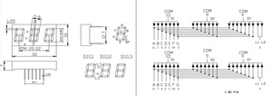 0,4 Zoll 3-stellige 7-Segment-LED-Anzeige Weißlicht Industrielle Mittelpräzisions-Zähler Spannungsdetektoren Fabriksteuerungspanels - Product Image 3