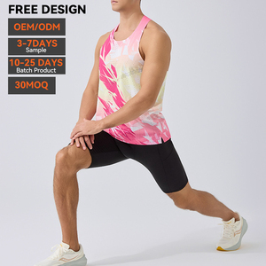 Camiseta sin Mangas de Algodón con Logotipo Personalizado al por Mayor, Camiseta Informal de Verano, Básica, Suave, Transpirable, de Alta Calidad para Gimnasio y Fitness para Hombre - Product Image 2