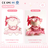 Vêtements de poupée personnalisés 1/3 en gros OEM/ODM pour tenues de poupées BJD en coton
