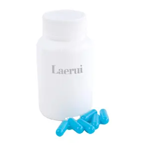 Поставщик Laerui, изготовленный на заказ HPMC, веганские Халяльные фармацевтические отдельные бесплатные образцы, пустые капсулы, Размер 00