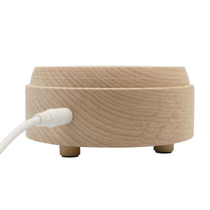 Base de lampe LED <span class=keywords><strong>Illusion</strong></span> 3D, <span class=keywords><strong>Illusion</strong></span> 3D, avec haut-parleur intelligent, <span class=keywords><strong>musique</strong></span>, veilleuse, couleur RGB, Base en bois pour boule de cristal, vente en gros, nouveau modèle - Product Image 5