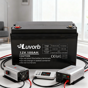 Batterie Super Gel 12V100Ah 1200Wh à décharge profonde scellée pour éclairage d'urgence, système solaire, UPS et systèmes de stockage d'énergie solaire - Product Image 5