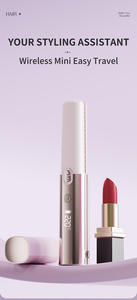 Lisseur de cheveux professionnel sans fil en céramique avec dents, personnalisable avec logo, électrique, portable et rechargeable - Product Image 6